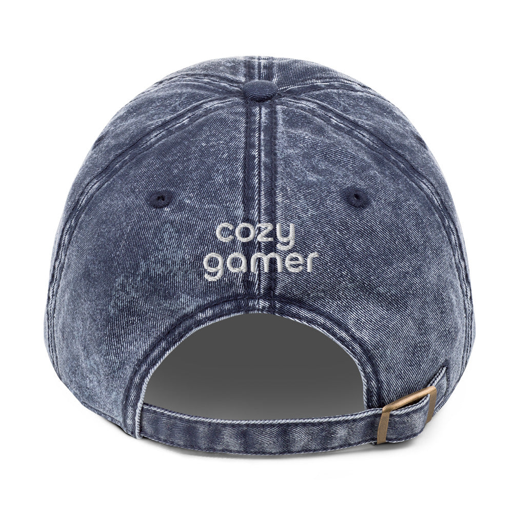 Floral Controller Denim Hat