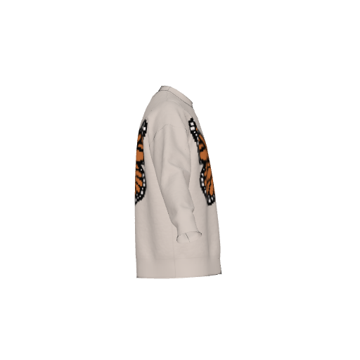 Pixel Monarch Butterfly Knit Sweater