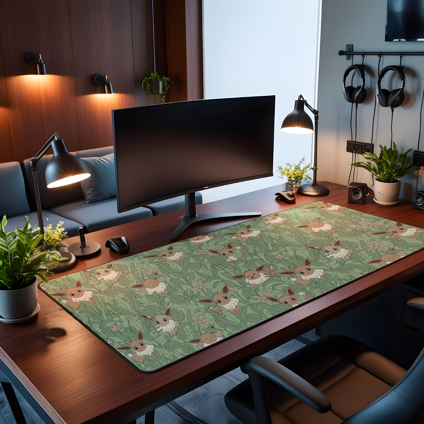 Hidden in Leevees Desk Mat