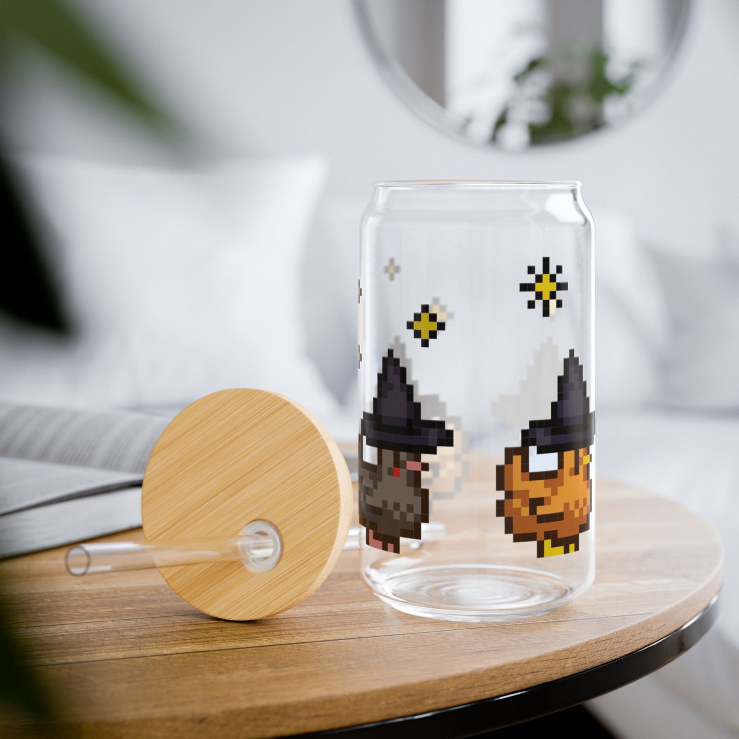 Witchy Chicken Sipper Glass | 16oz