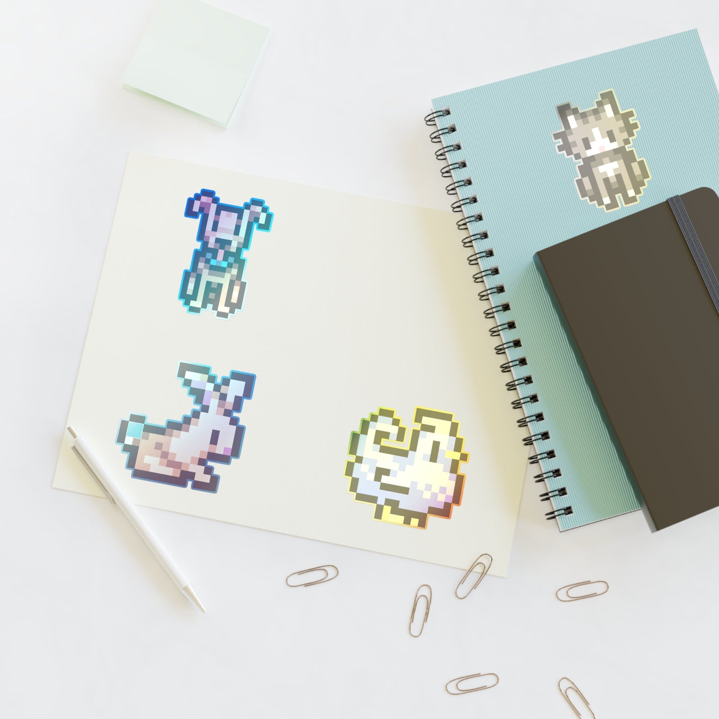 Pixel Animal Stickers