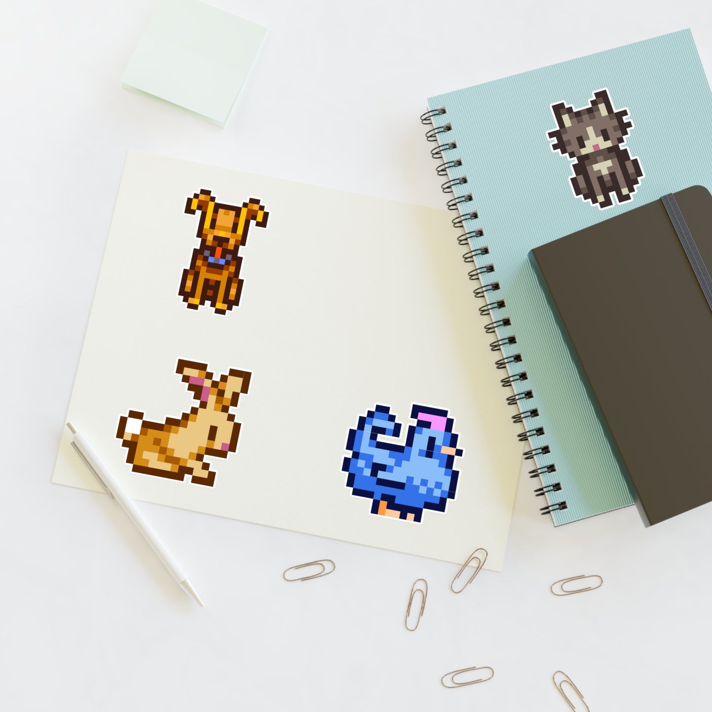 Pixel Animal Stickers