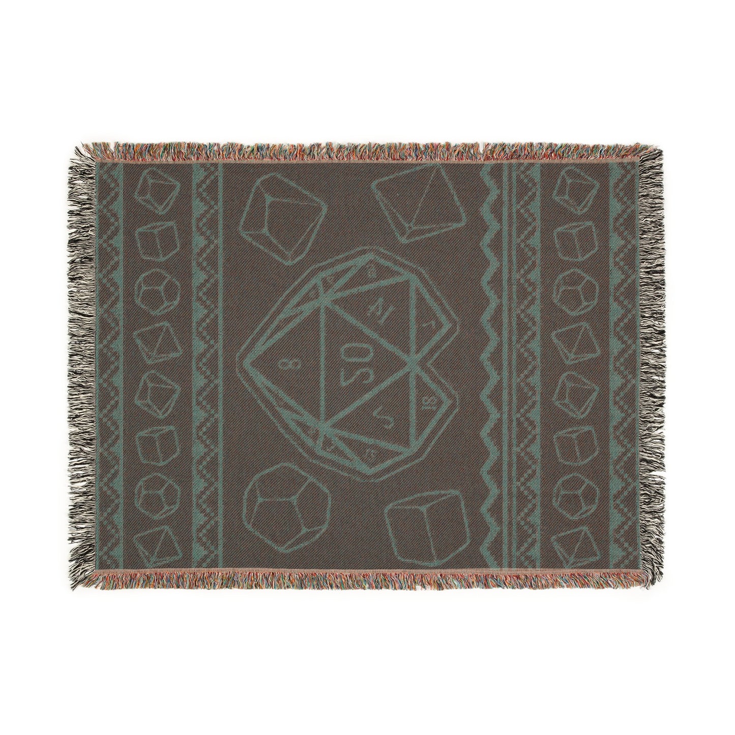 D20 Love Woven Throw Blanket