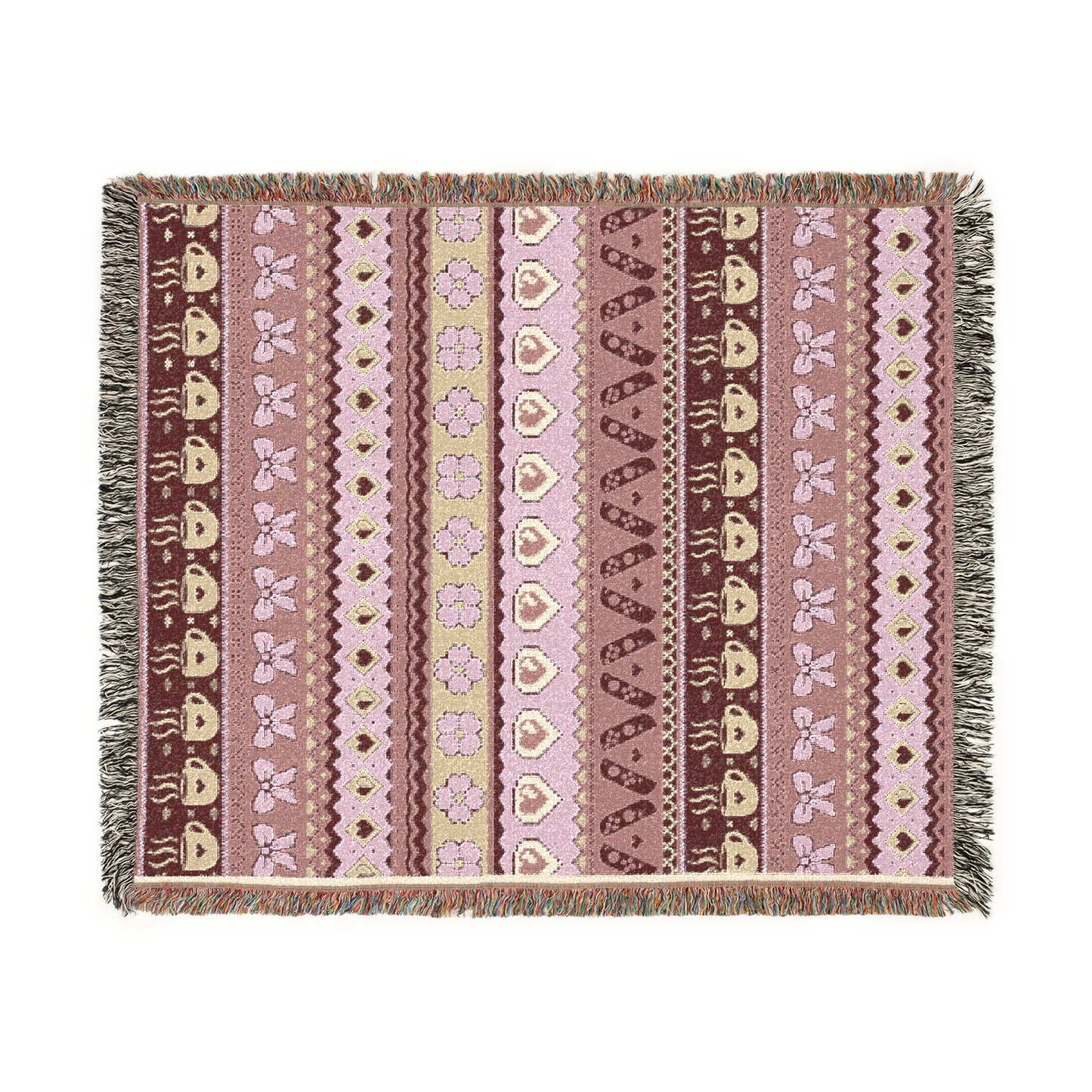 Cozy Gaming Love Woven Throw Blanket