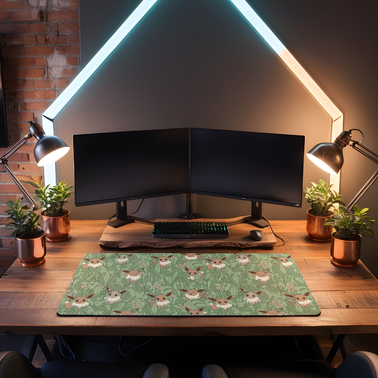 Hidden in Leevees Desk Mat