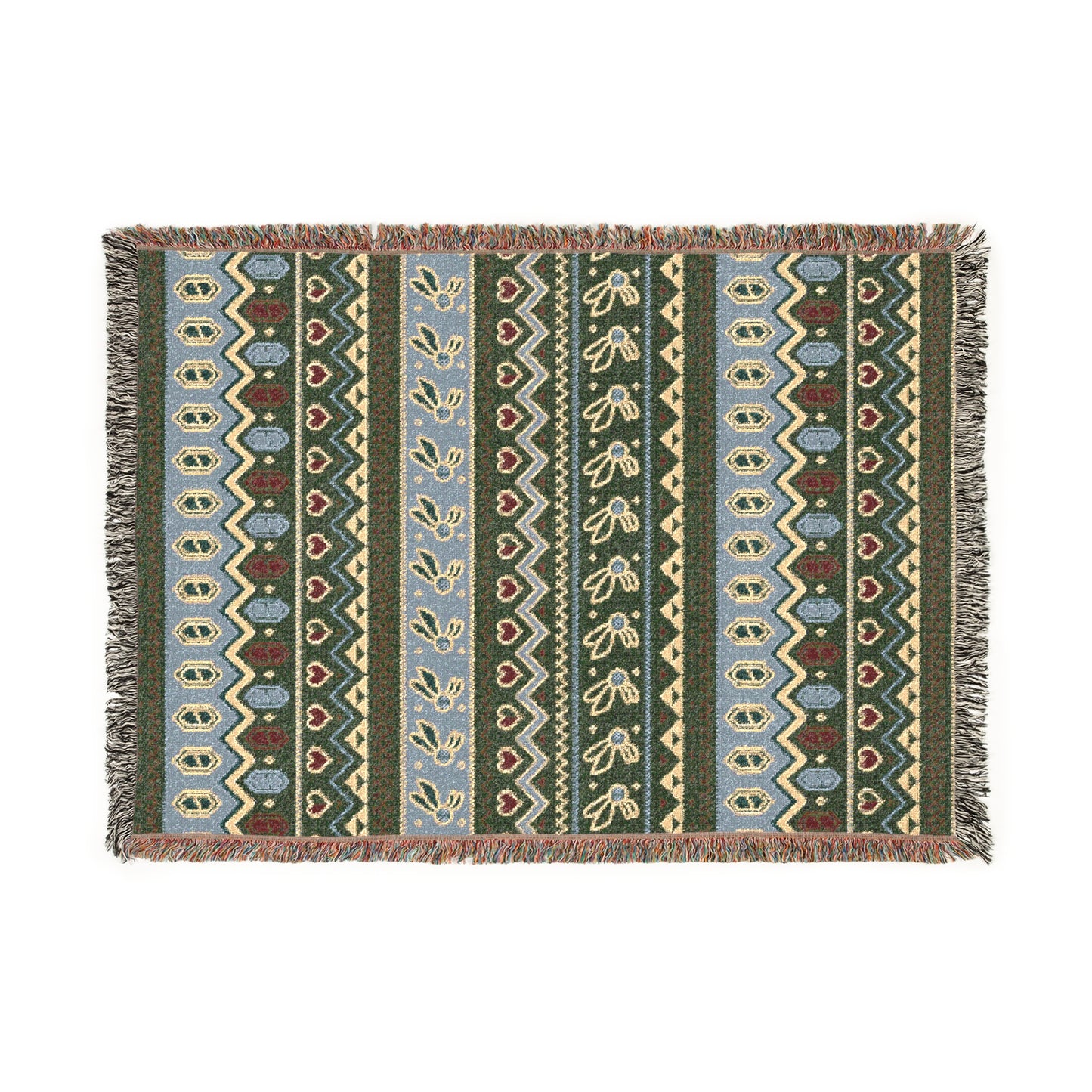 Fairies and Rupees Woven Throw Blanket