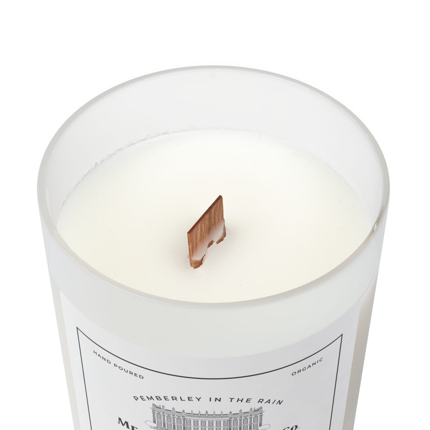 Pemberley in the Rain Pride & Prejudice Candle | Frosted Glass | 11oz