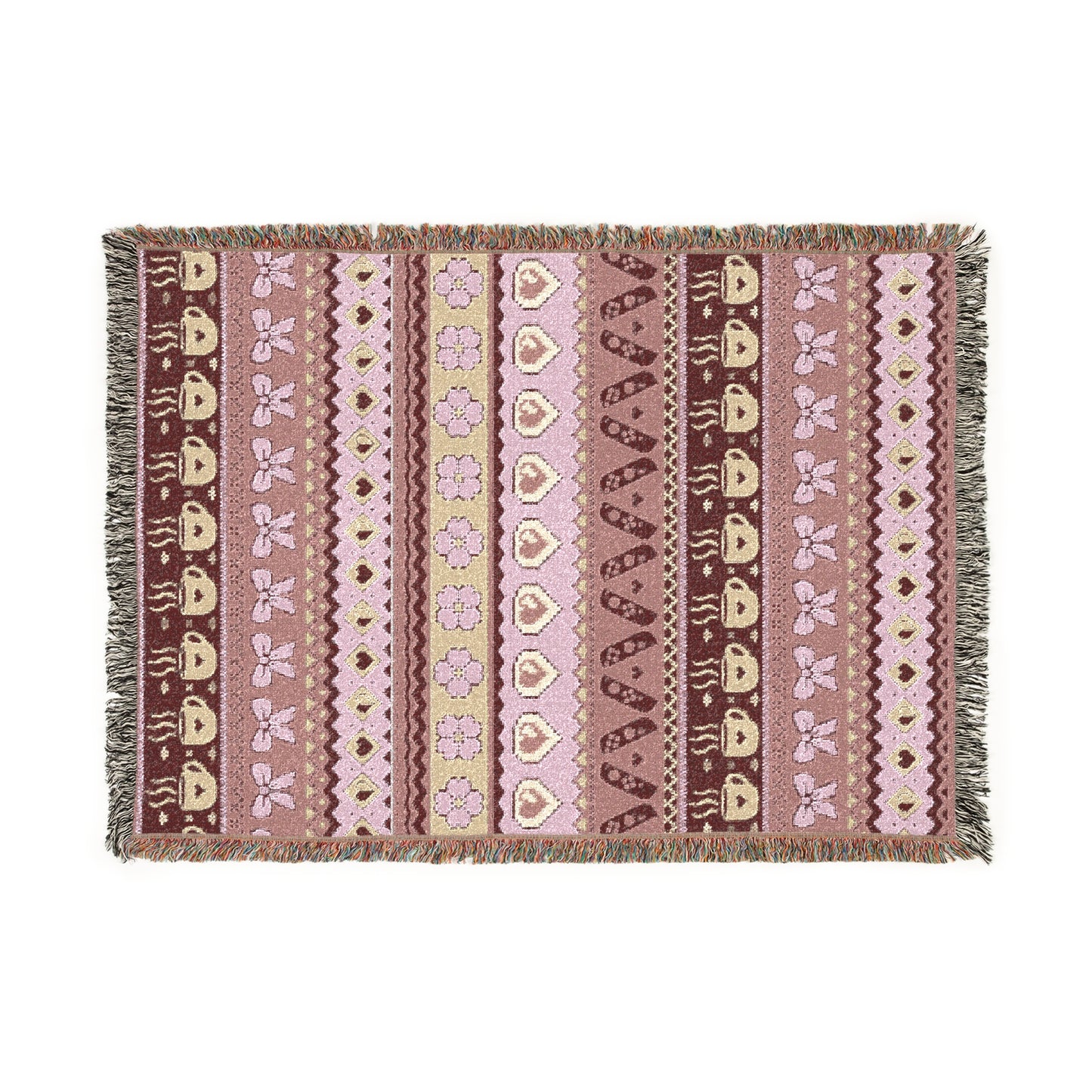 Cozy Gaming Love Woven Throw Blanket