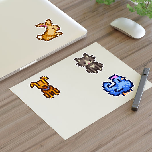 Pixel Animal Stickers