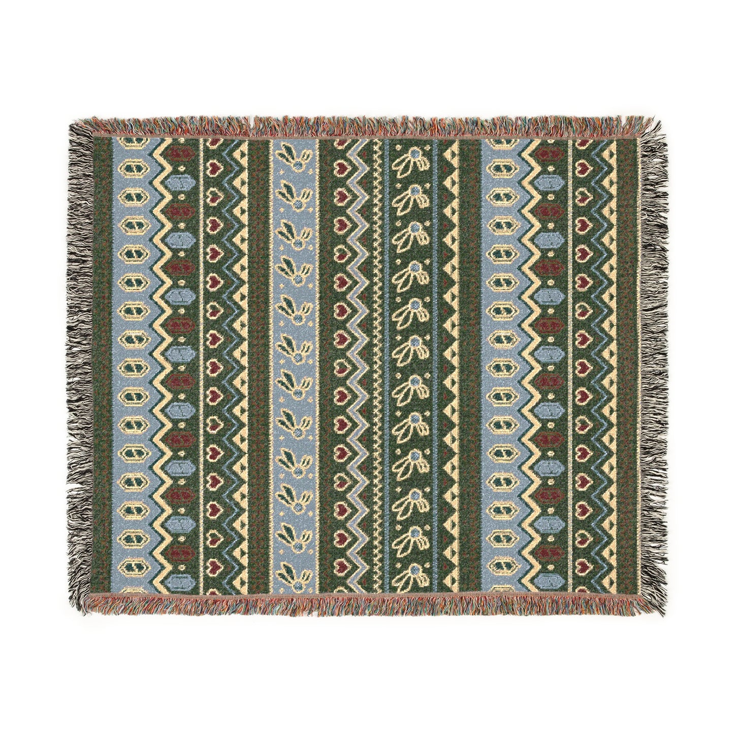 Fairies and Rupees Woven Throw Blanket
