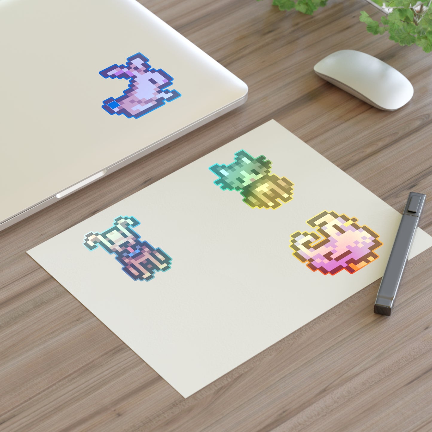 Pixel Animal Stickers