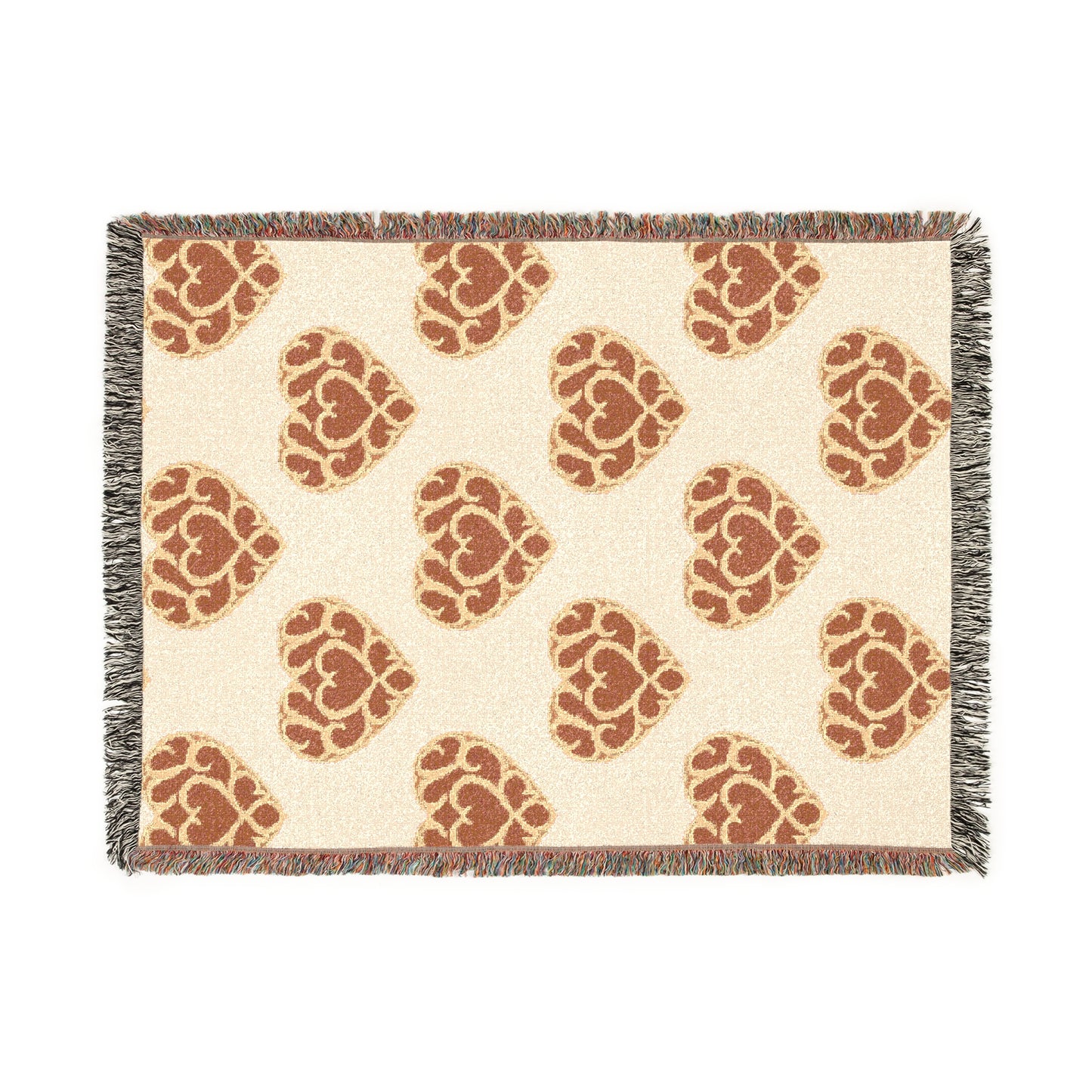Heart Container Woven Throw Blanket