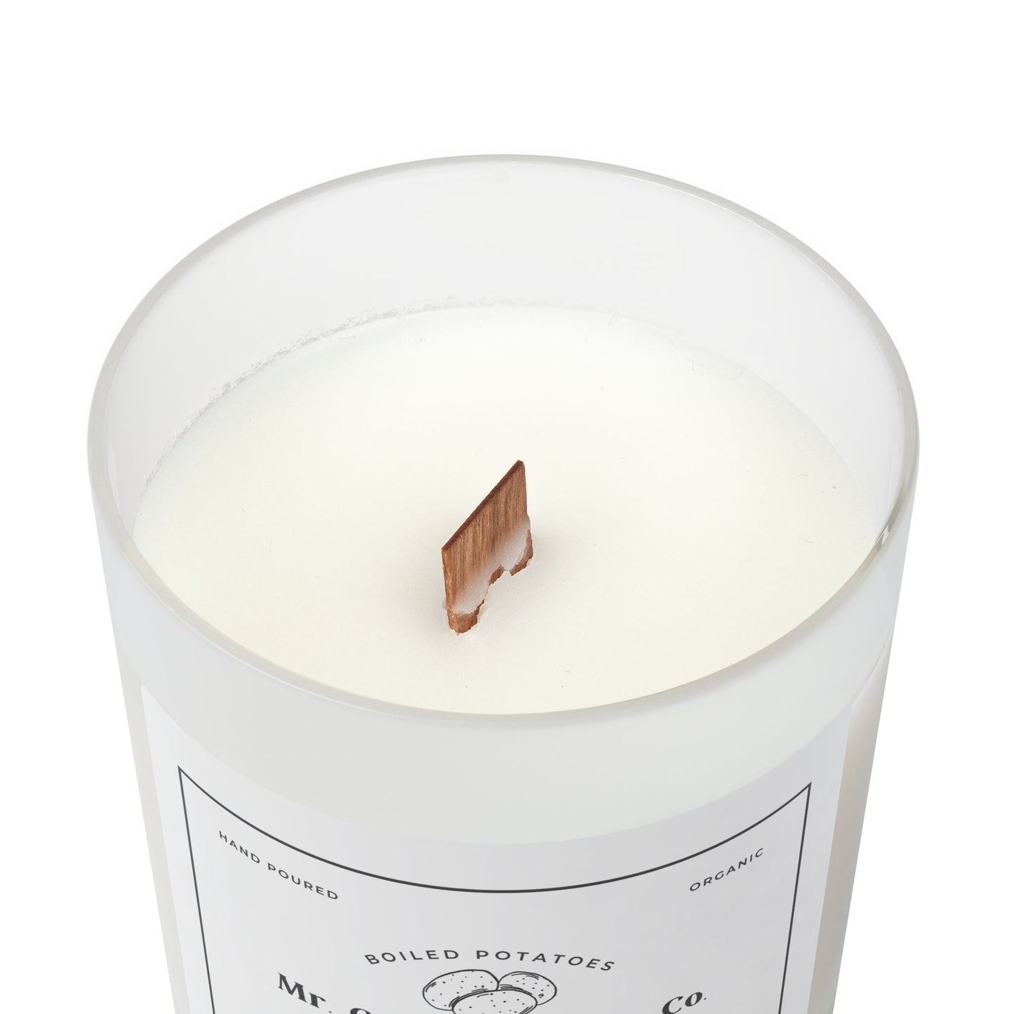 Boiled Potatoes Pride & Prejudice Candle | Frosted Glass | 11oz