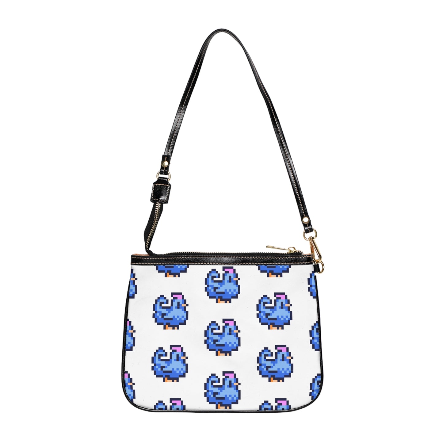 Blue Pixel Chicken Shoulder Bag | Stardew Valley Accessories | Stardew Valley Gift | Indie Games | Cozy Gaming | Gamer Girl Merch