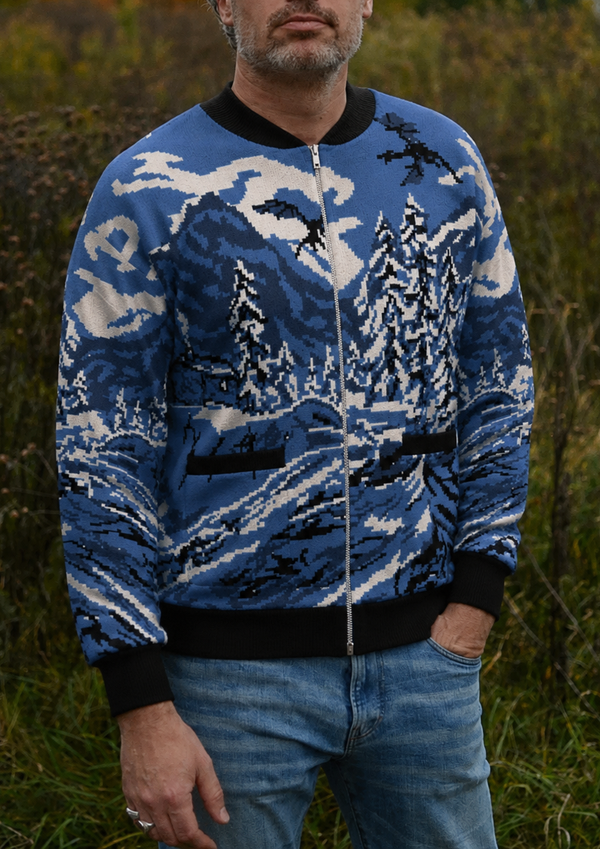 Winter Dragon Bomber Jacket