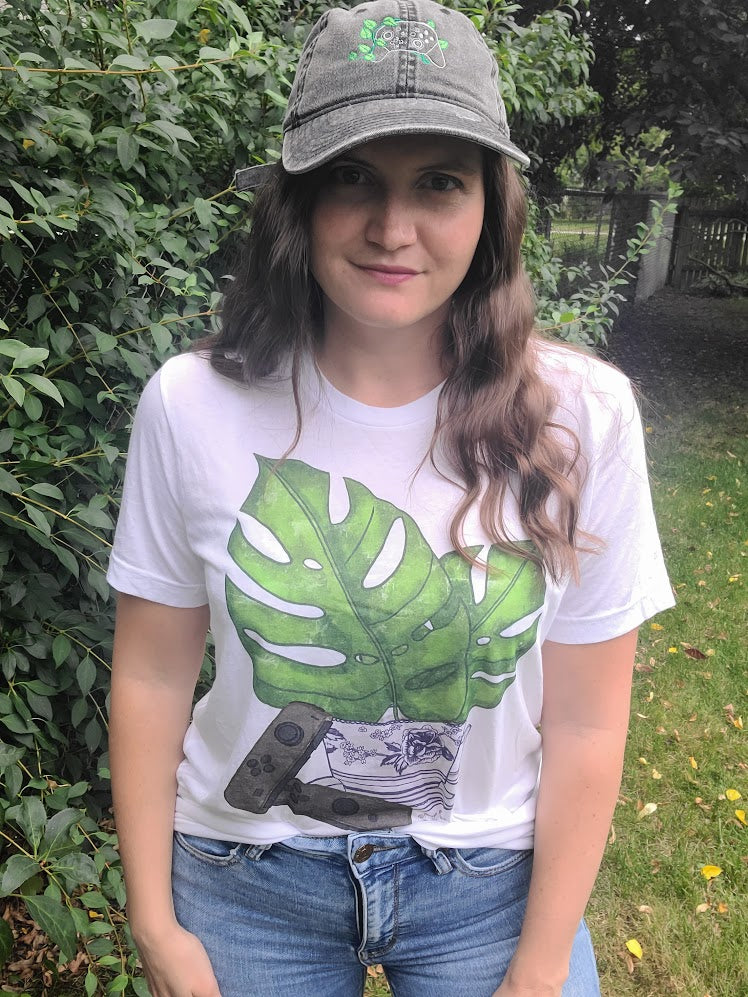 Cozy Monstera Gamer Tee