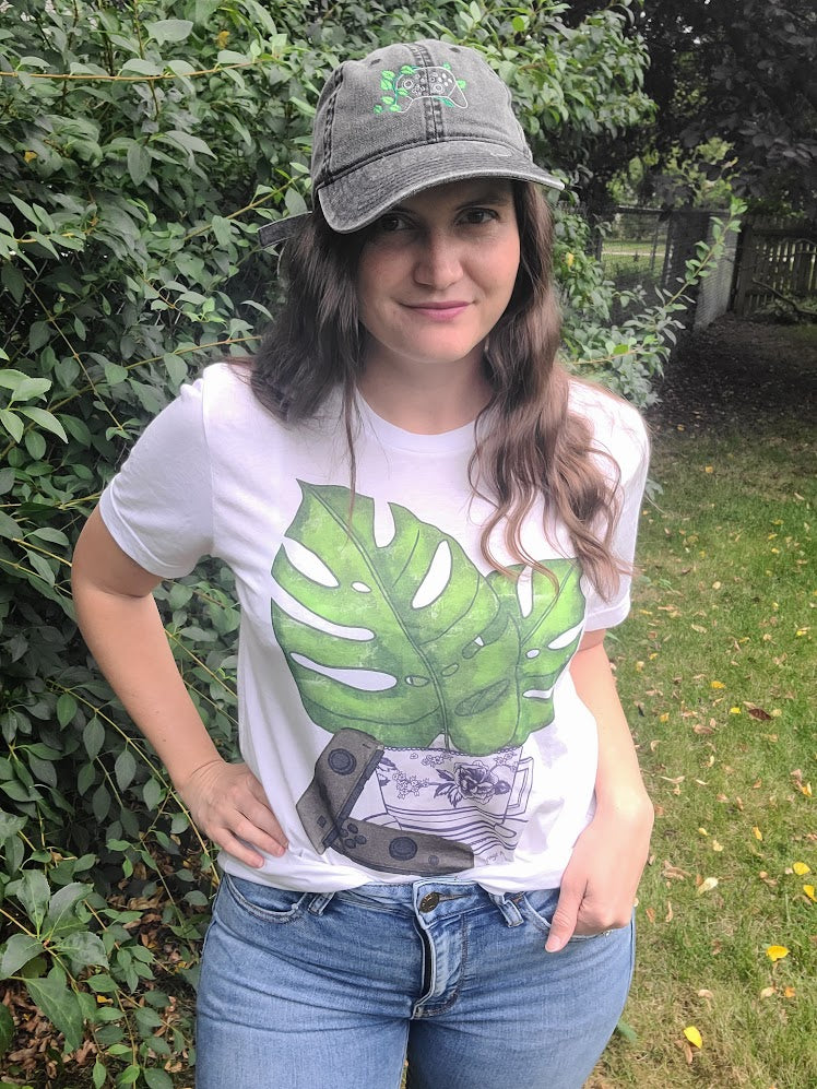 Cozy Monstera Gamer Tee