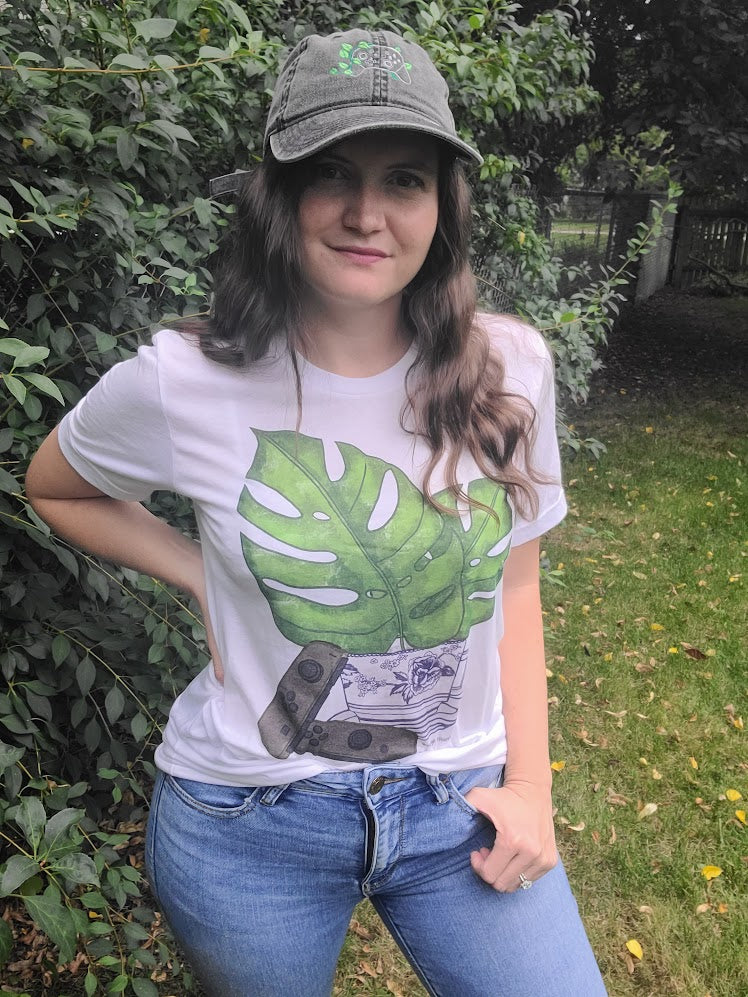 Cozy Monstera Gamer Tee