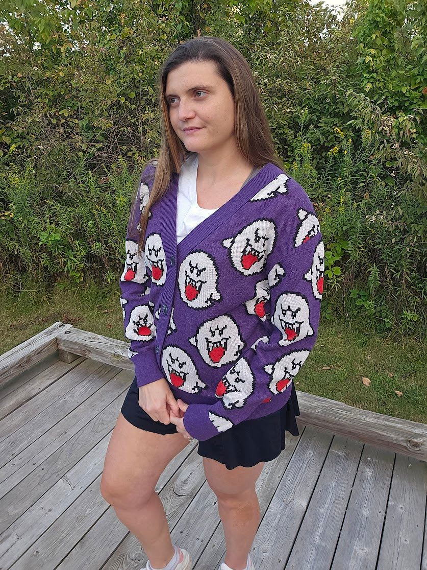 Boo Ghost Cardigan