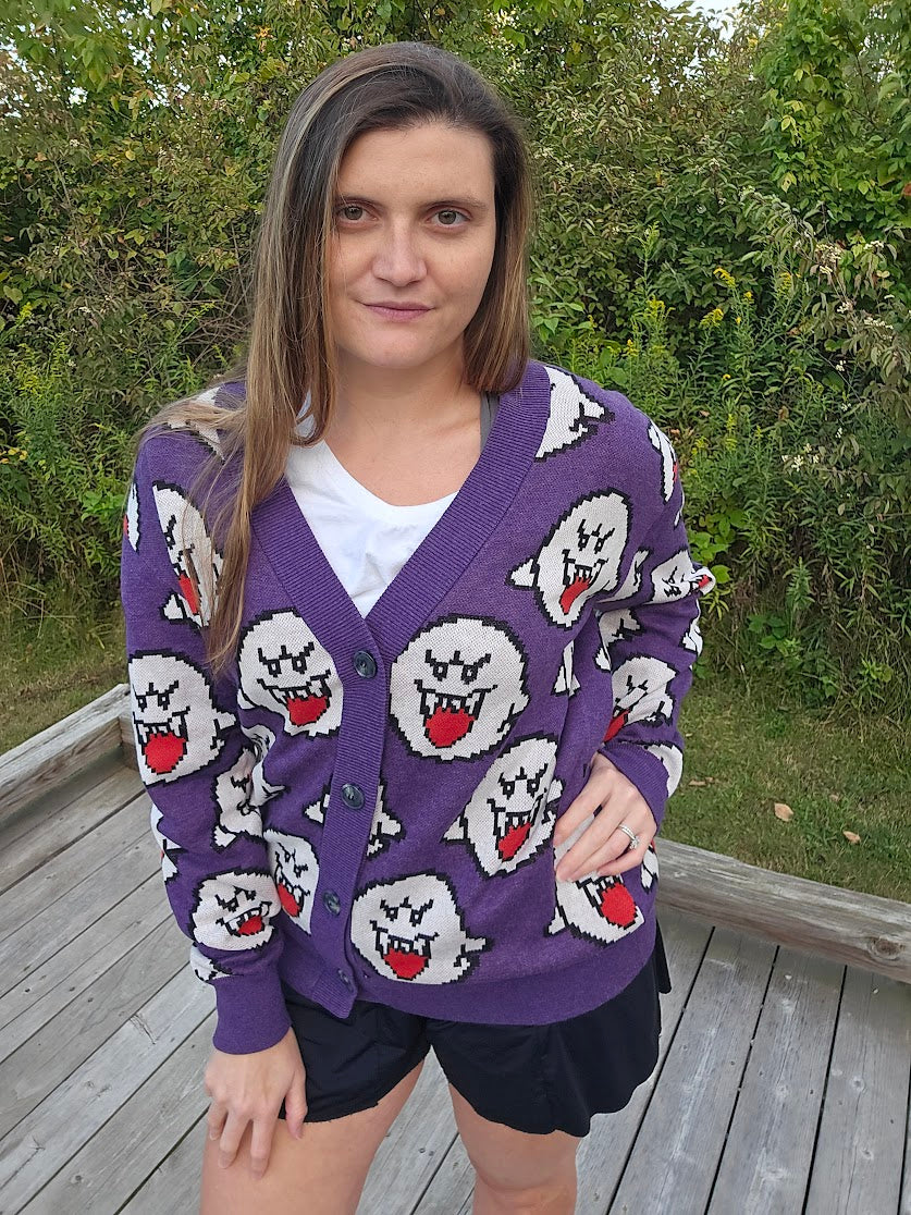 Boo Ghost Cardigan