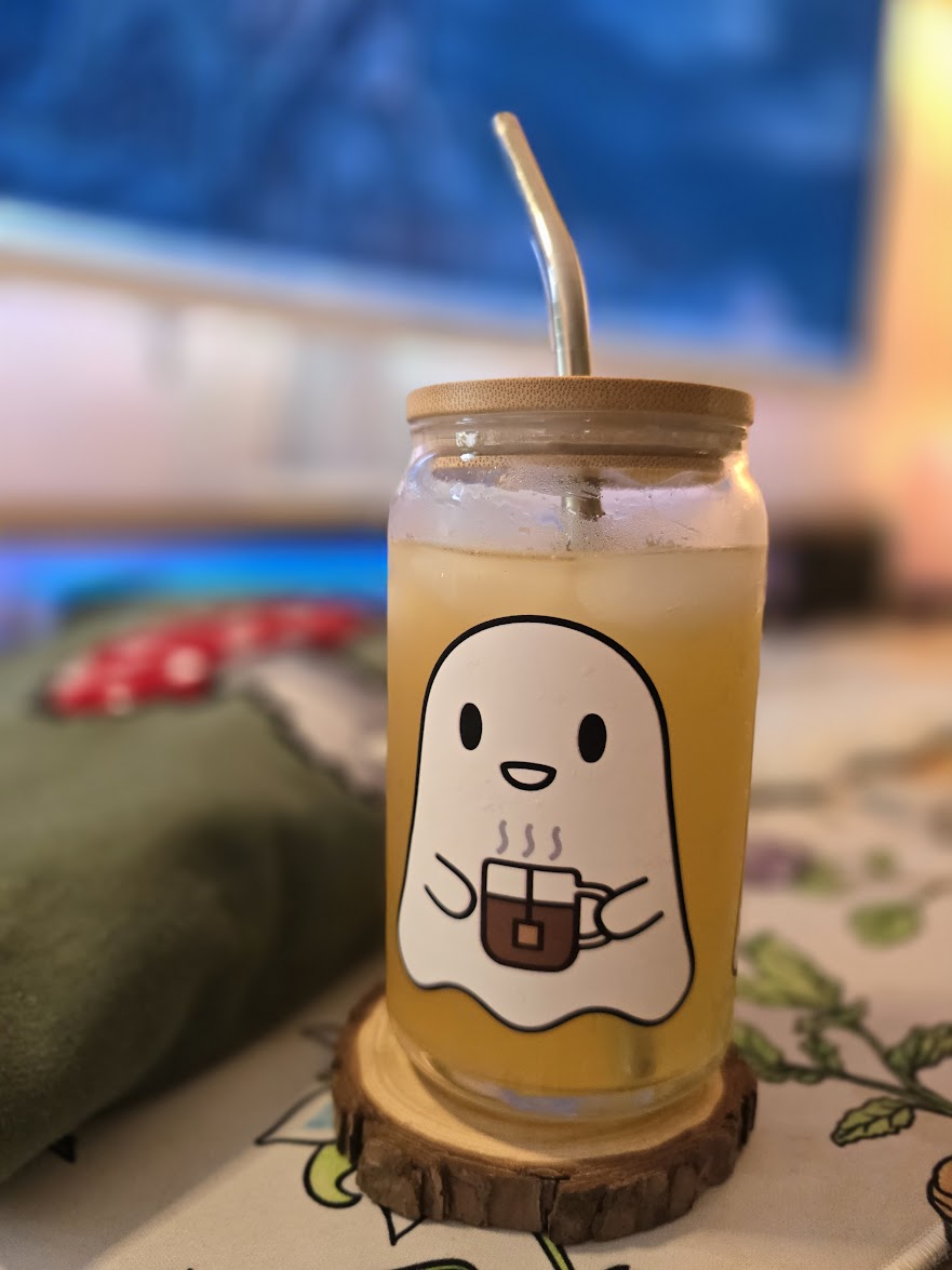 Cozy Gamer Ghosts Can Glass