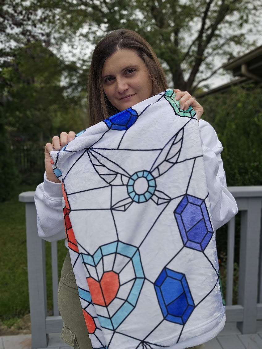 Stained Glass Items Blanket