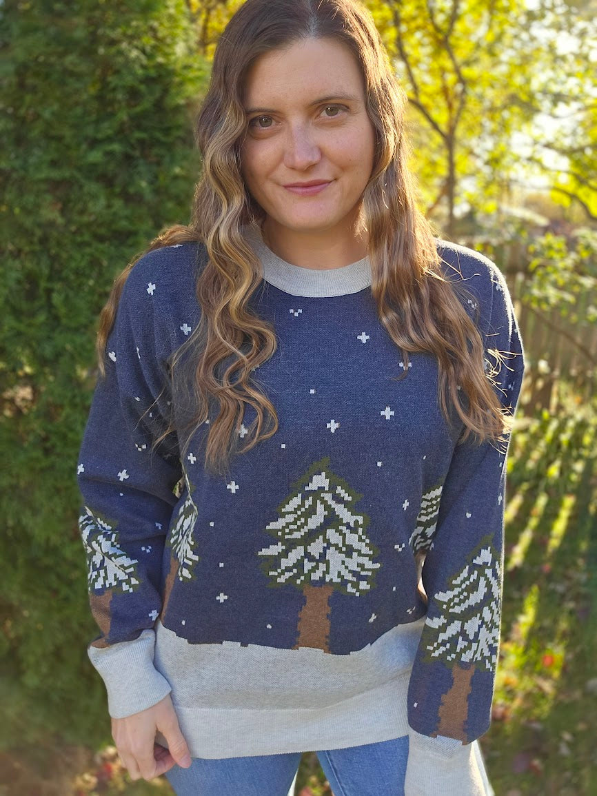 Pixel Snow Sweater