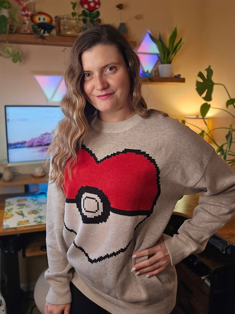 Poké Heart Sweater