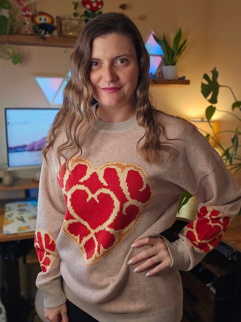 Heart Container Sweater