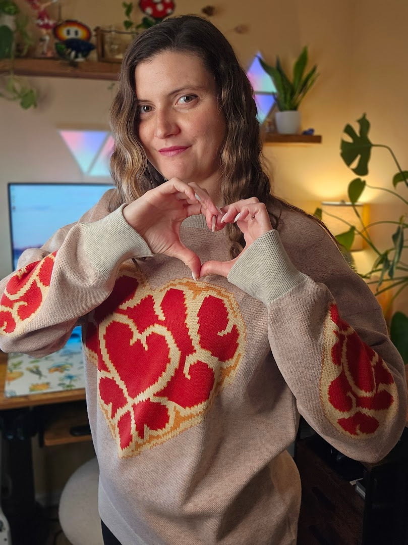 Heart Container Sweater