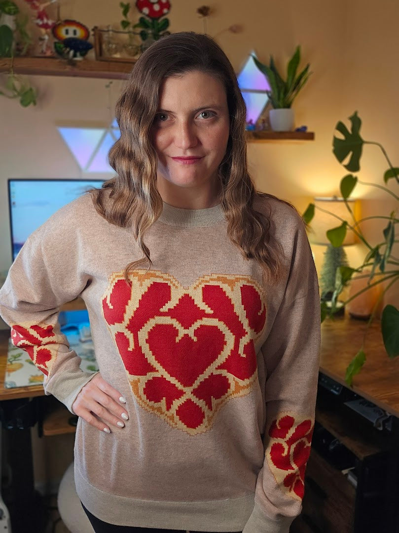 Heart Container Sweater