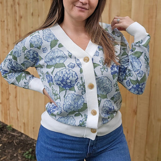 Hydrangea Cardigan
