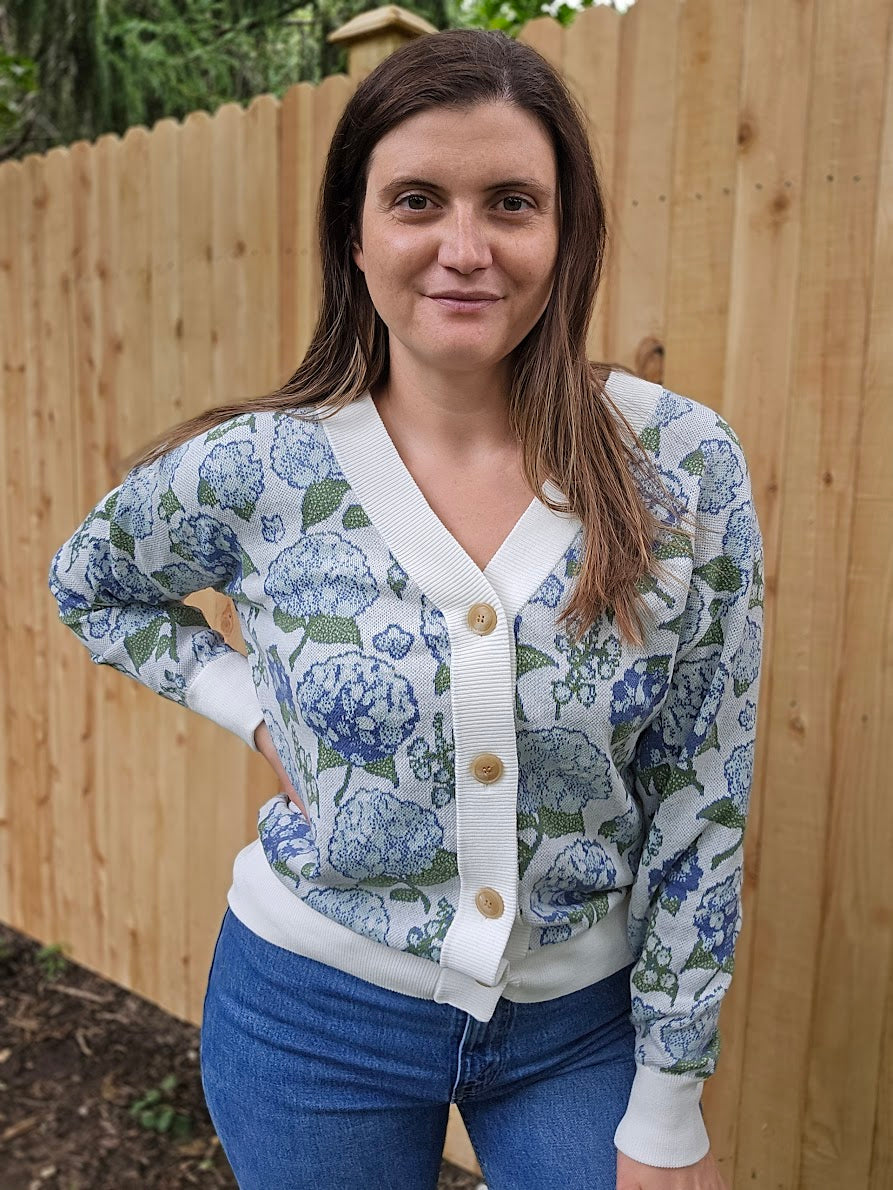 Hydrangea Cardigan