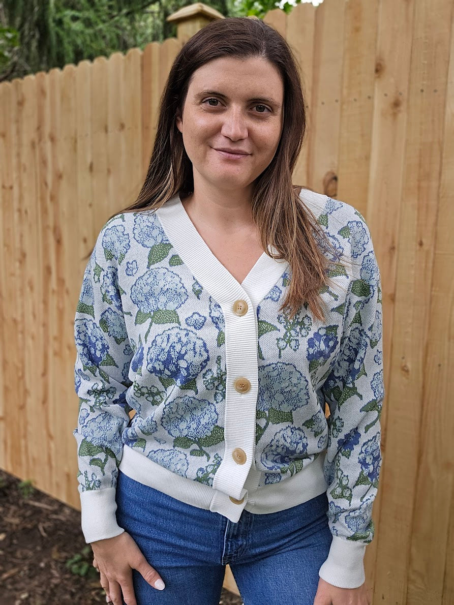 Hydrangea Cardigan