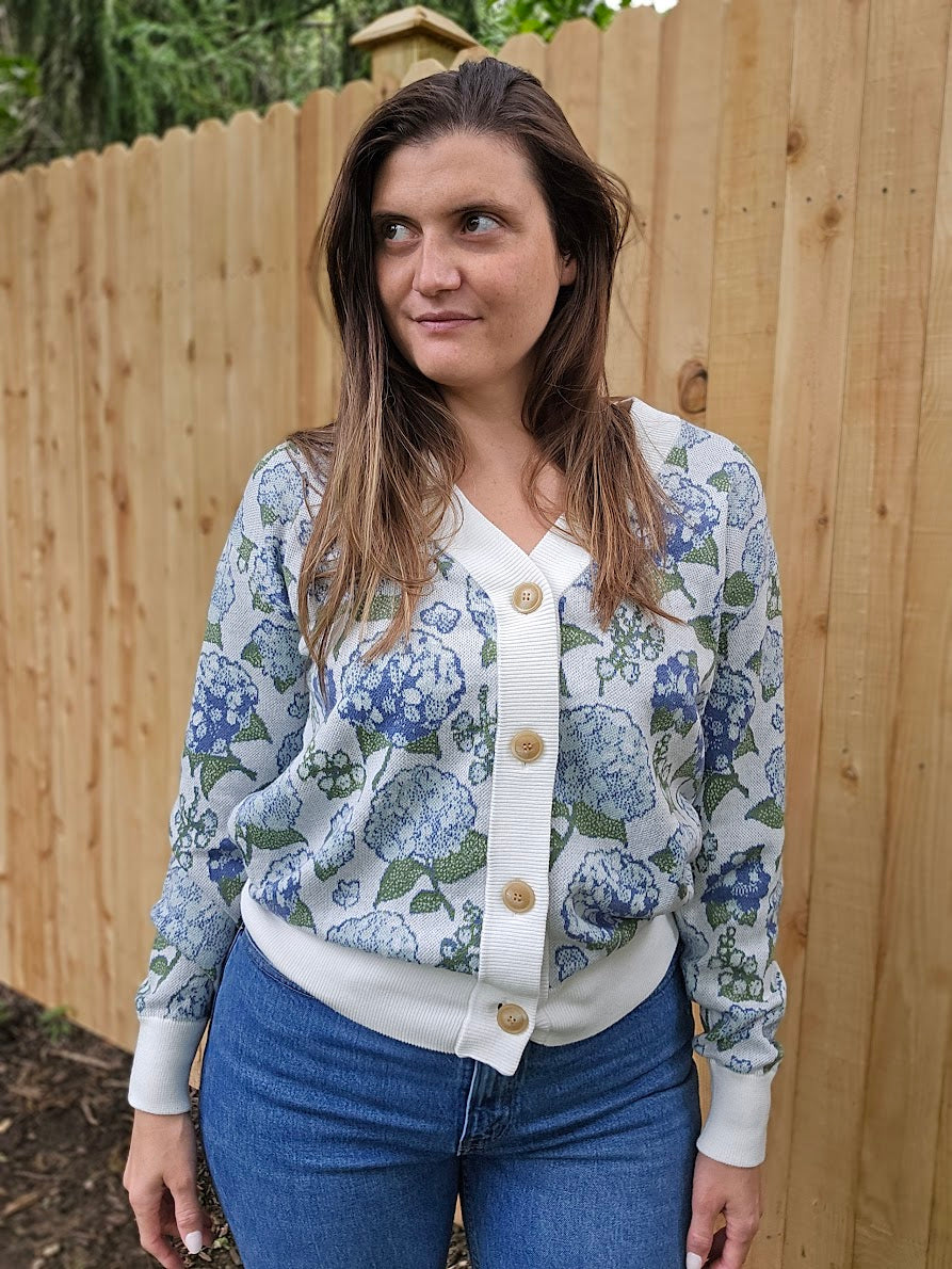 Hydrangea Cardigan