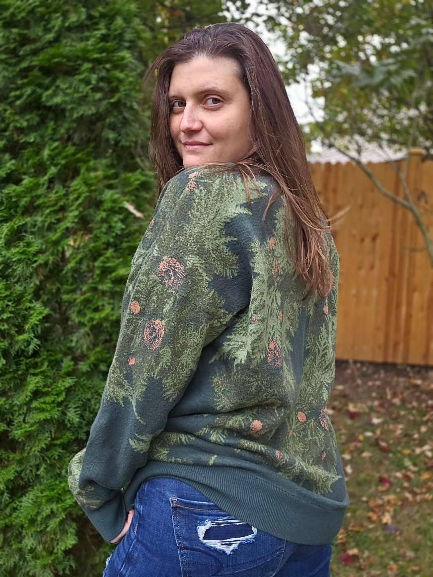 Pixel Wreath Sweater