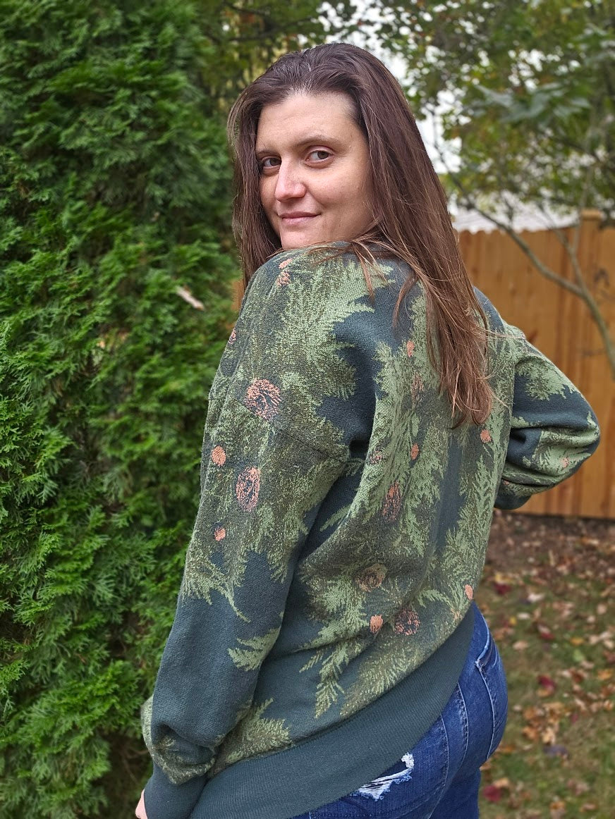 Pixel Wreath Sweater