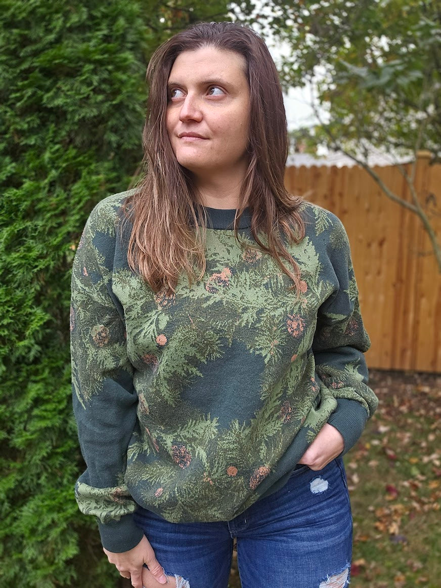 Pixel Wreath Sweater