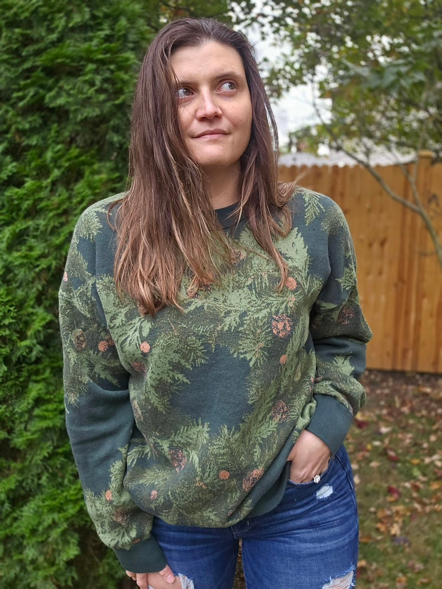 Pixel Wreath Sweater