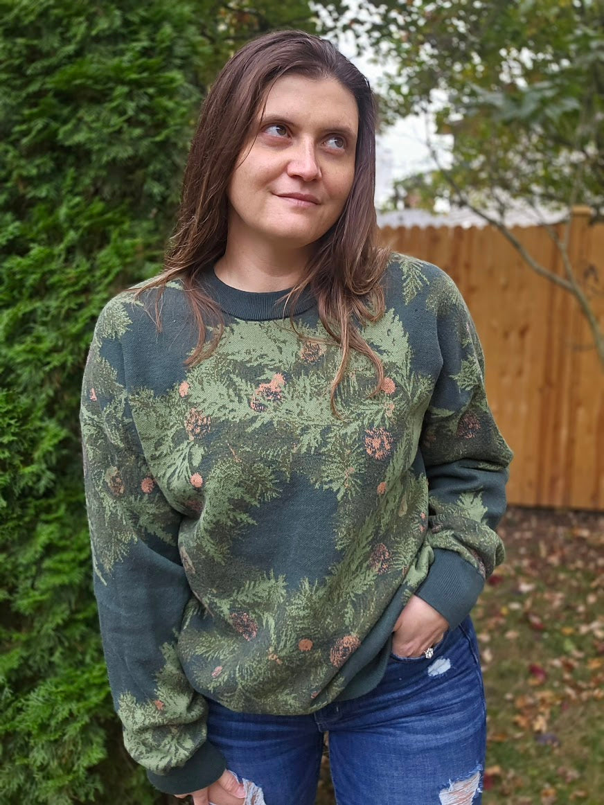 Pixel Wreath Sweater