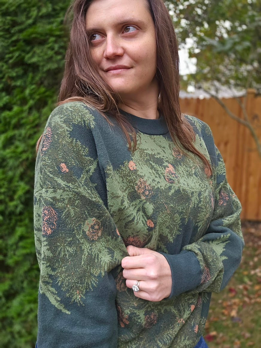 Pixel Wreath Sweater