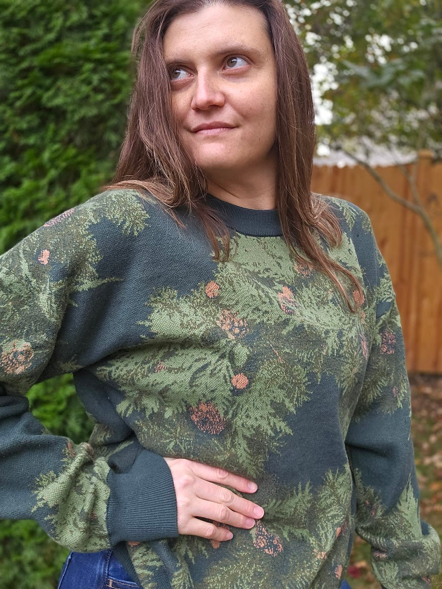 Pixel Wreath Sweater