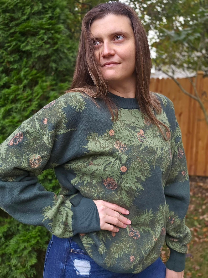 Pixel Wreath Sweater