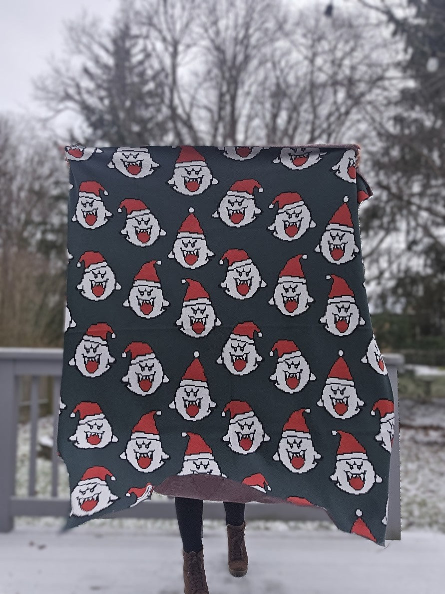 Merry Boo-Mas Knitted Blanket