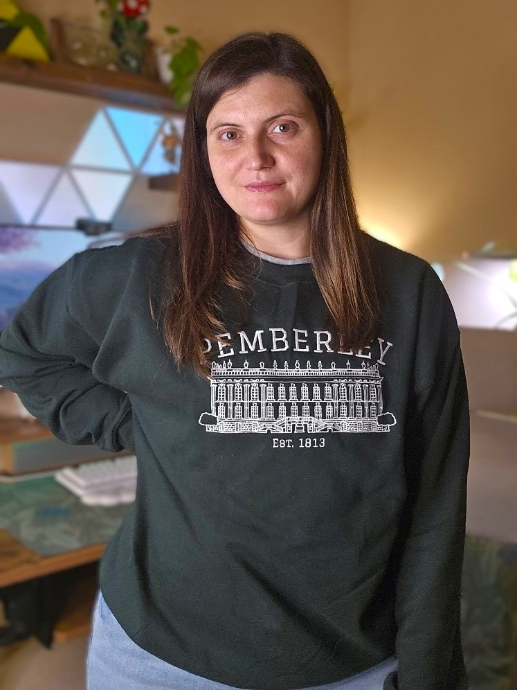 Pemberley Est. Embroidered Sweatshirt