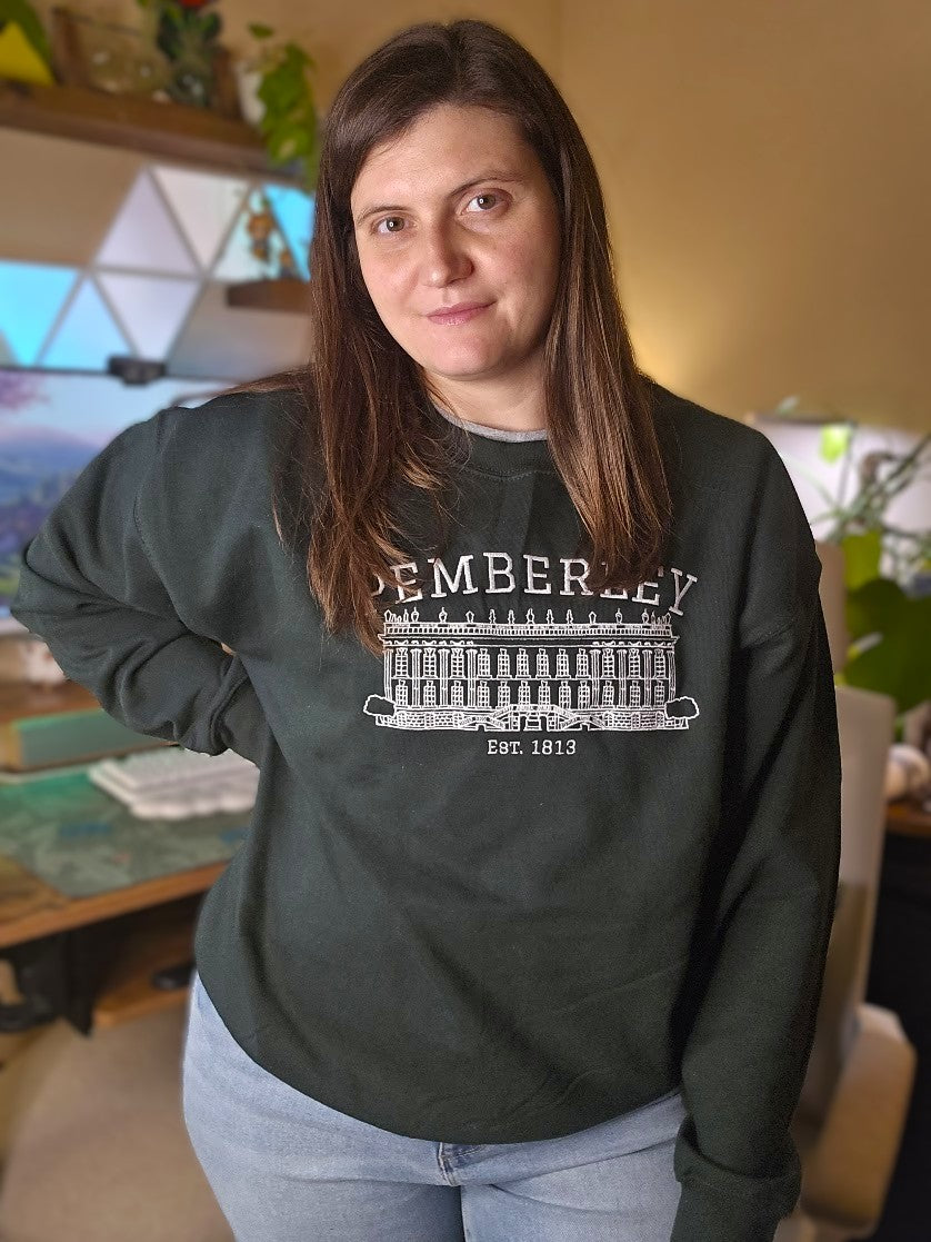 Pemberley Est. Embroidered Sweatshirt