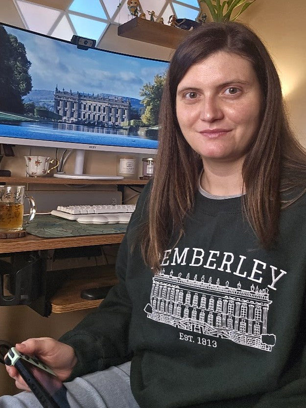 Pemberley Est. Embroidered Sweatshirt