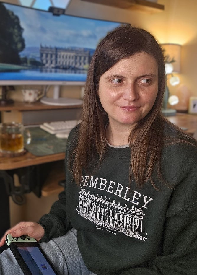 Pemberley Est. Embroidered Sweatshirt