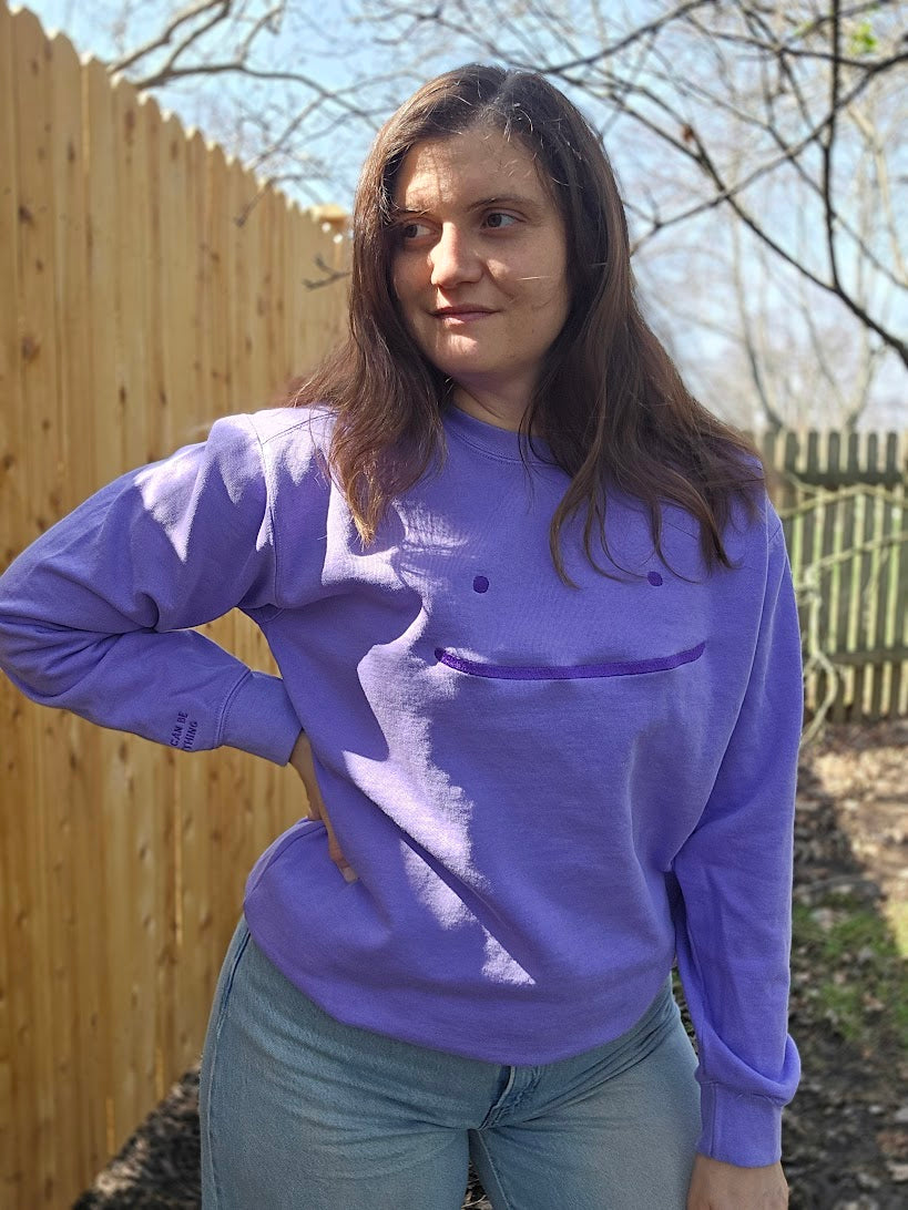 You Can be Anything Embroidered Sweatshirt