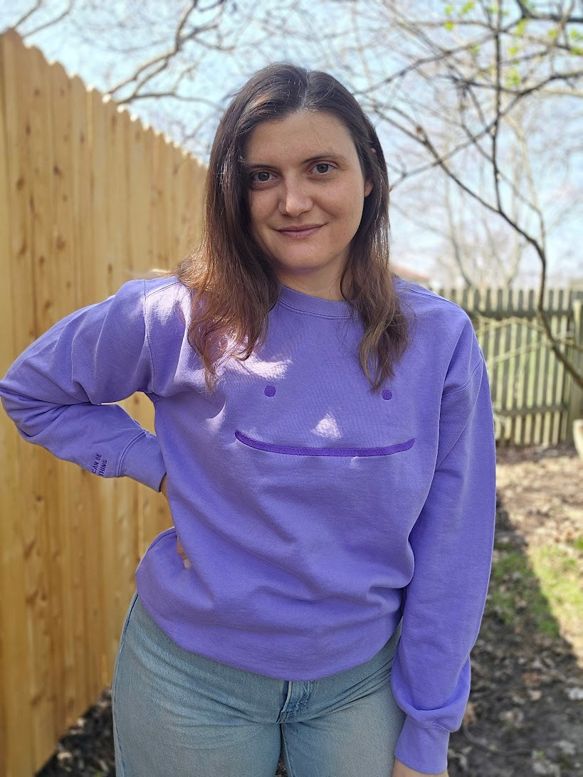 You Can be Anything Embroidered Sweatshirt